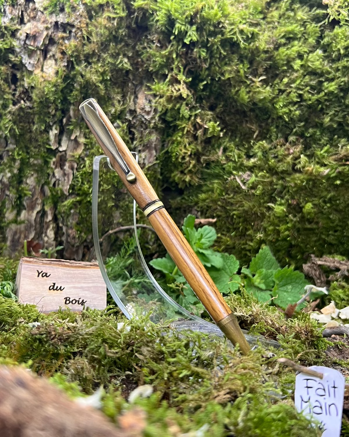 Stylo Bille - Bois Teck - Ya du Bois